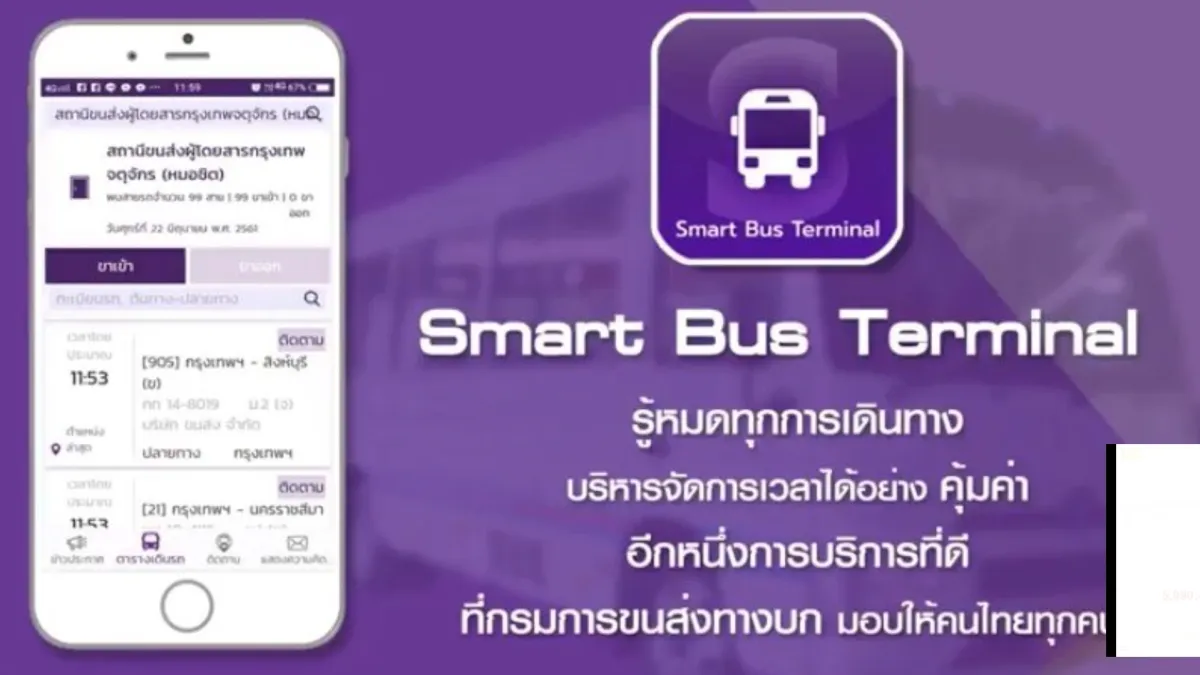 โครงการเพิ่มประสิทธิภาพระบบควบคุมการเดินรถโดยสารประจำทาง (Smart Bus Terminal) เพื่อความปลอดภัยในการใช้รถใช้ถนน (ครั้งที่ 2)